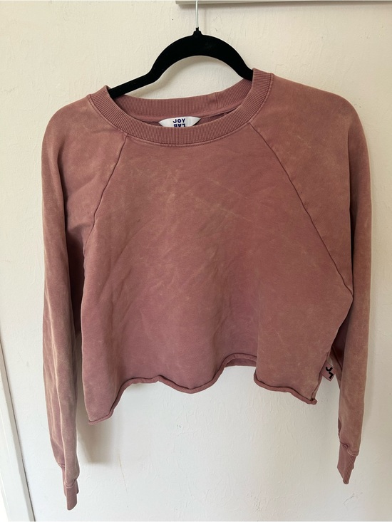 JoyLab Tops - Joy Lab mauve sporty Rose Cropped Crewneck Sweatshirt - Women's